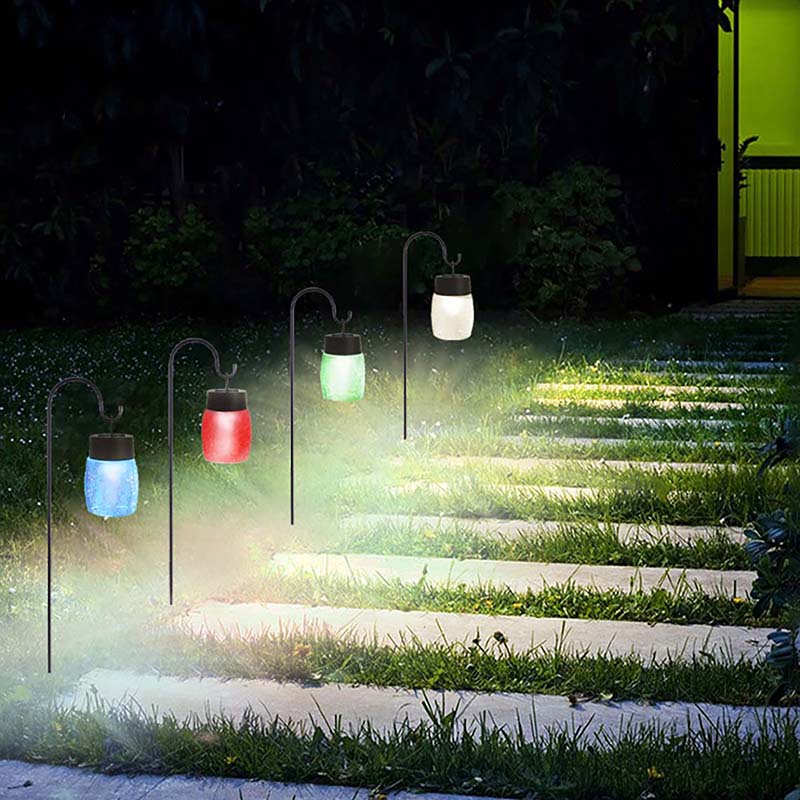 SL-19050B-RGBW Color Changing LED Shepherd Hook Path Light