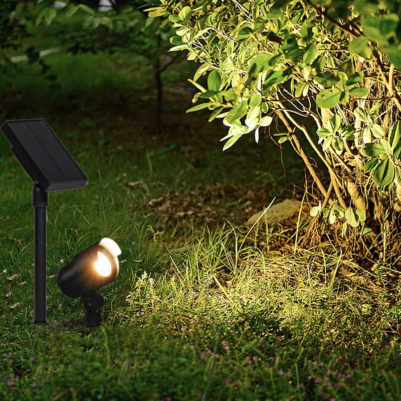 SD-22034 Warm White Solar Spotlight With Remote Solar Panel