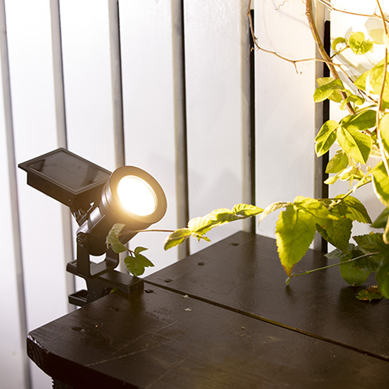 SD-19070B Solar Spotlight With Clip