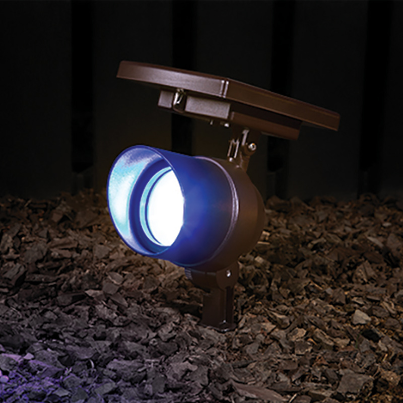 SD-18002 50Lumens Color Changing Solar Spotlight