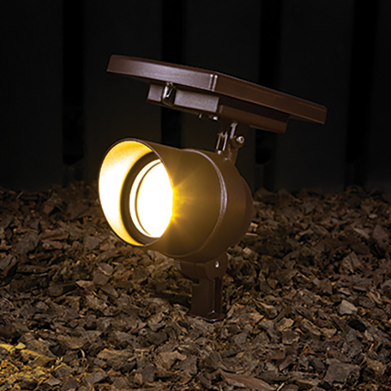 SD-18002 50Lumens Color Changing Solar Spotlight