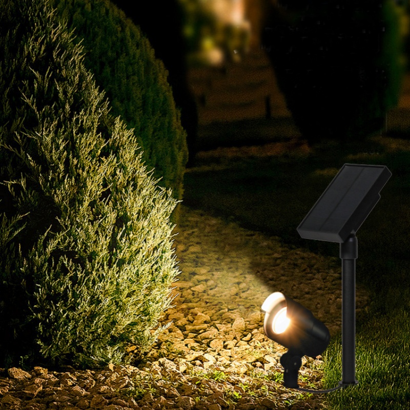 SD-22034 Warm White Solar Spotlight With Remote Solar Panel